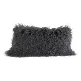Coussin Chevre Tibet Charbon 25x50