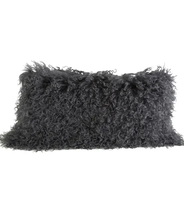 Maison de Vacances Coussin Chevre Tibet Charbon 25x50
