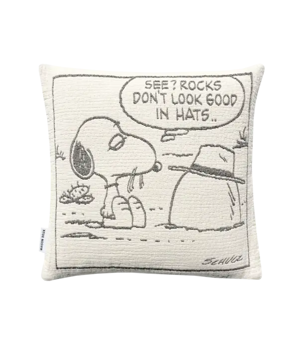 Coussin Peanuts Cover Rock