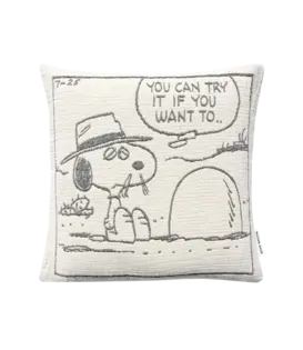 Coussin Peanuts Cover Rock