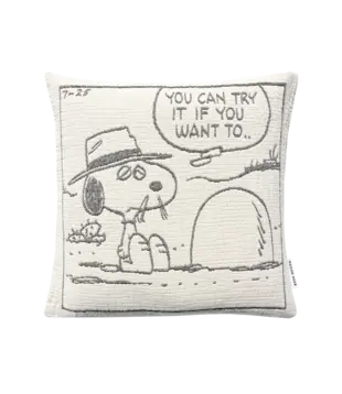 Coussin Peanuts Cover Rock