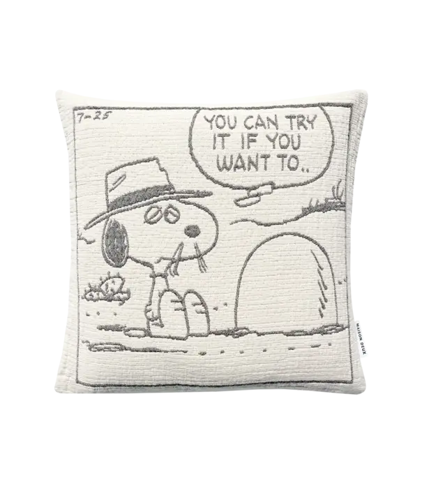 Coussin Peanuts Cover Rock