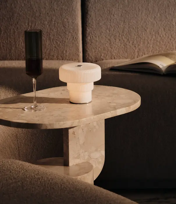 Ferm Living Lampe portable - Ripple