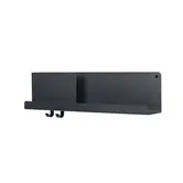 Folded Shelves Black Medium
