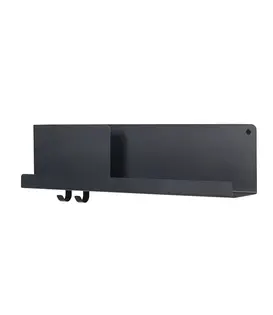 Folded Shelves Black Medium