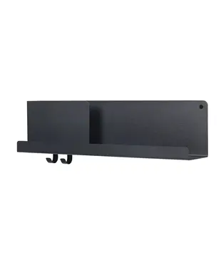 Folded Shelves Black Medium