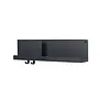 Folded Shelves Black Medium
