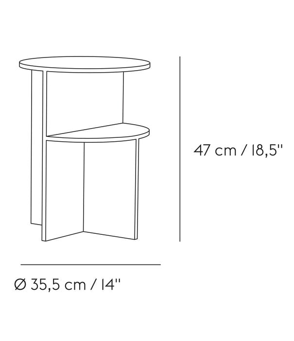 Muuto Halves Side Table - Sand