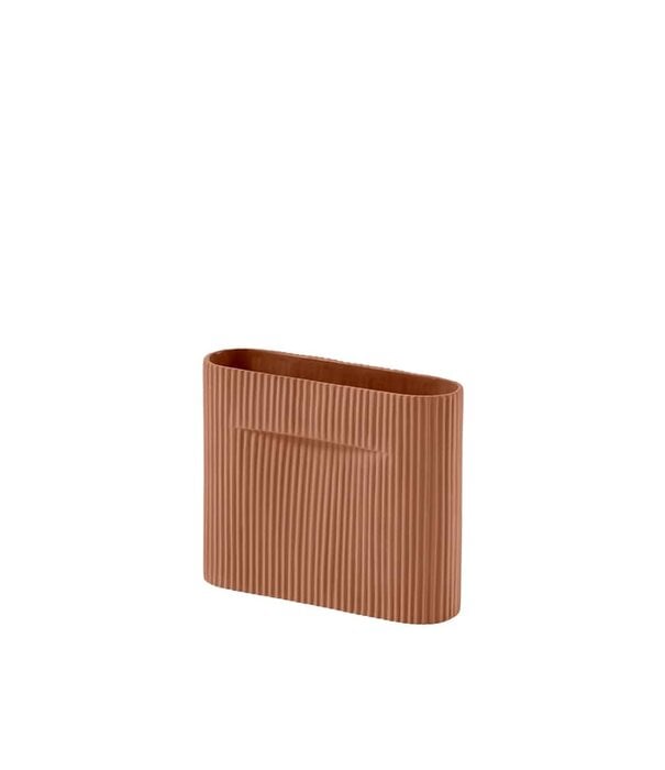 Muuto Ridge Vase Terracotta S