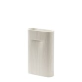 Ridge Vase Light Off White  M