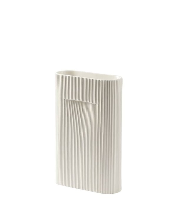 Muuto Ridge Vase Light Off White  M