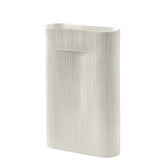 Ridge Vase Off White L