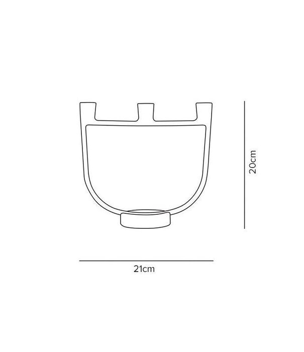Muuto Open Candelabra Noir