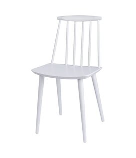 J77 Chair J-Series-White Water-Based Lacquered Beech