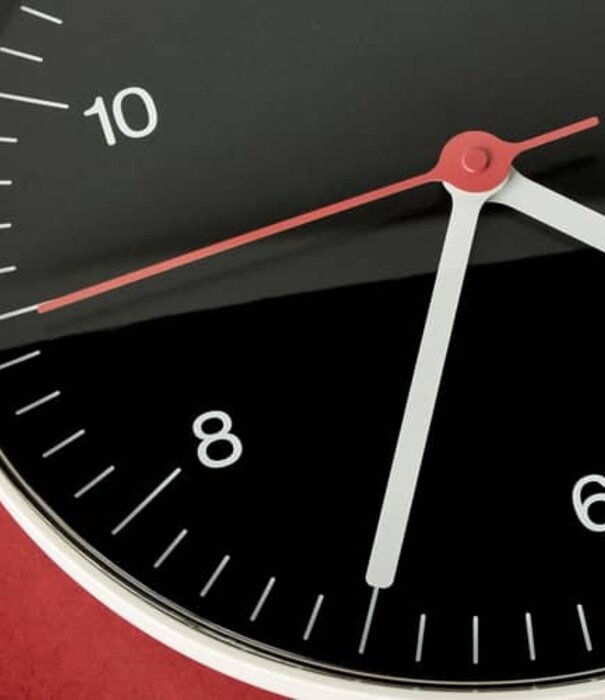 Hay Wall Clock Black