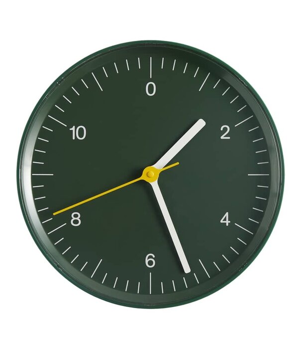 Hay Wall Clock Green