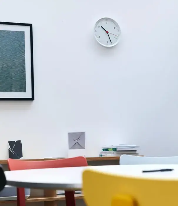 Hay Wall Clock White