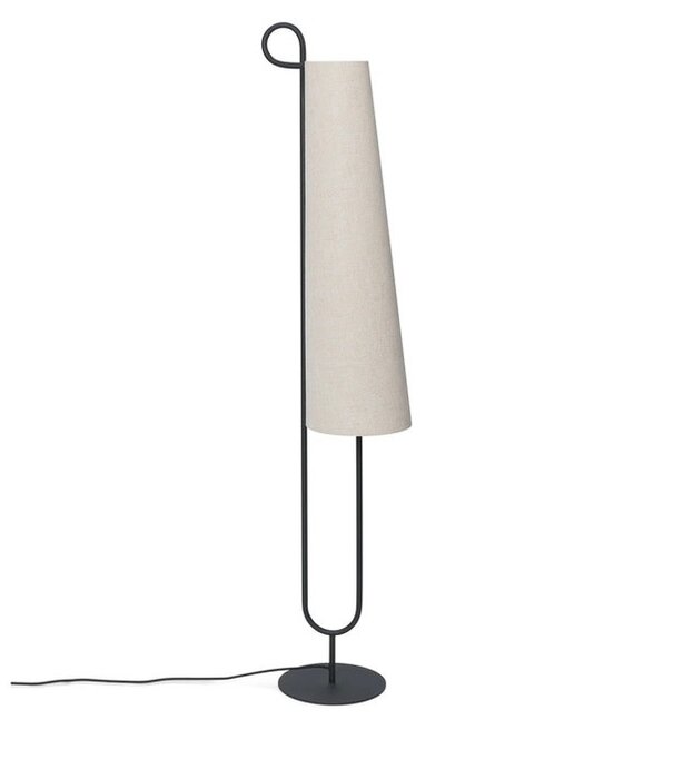 Ferm Living Ancora Floor Lamp - Black/Natural
