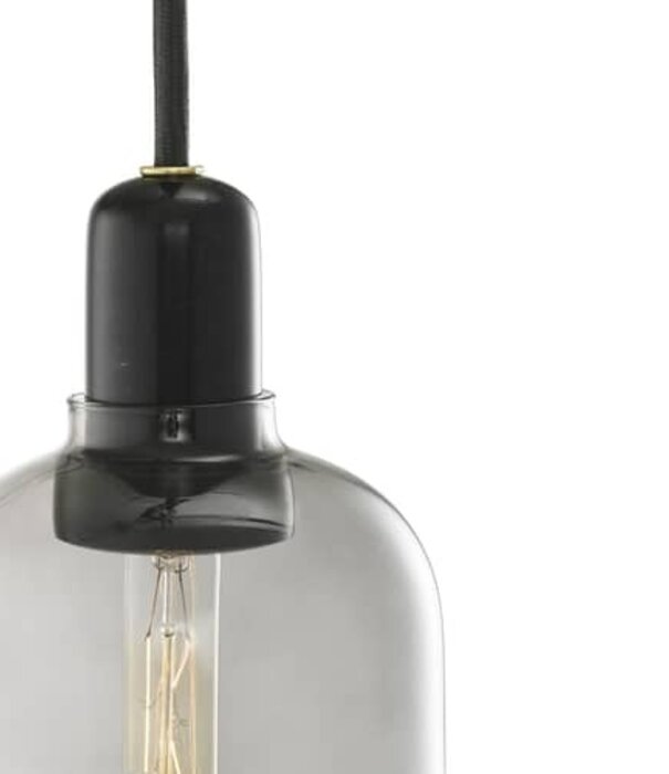 Normann Copenhagen Amp Lamp Large Smoke / Black