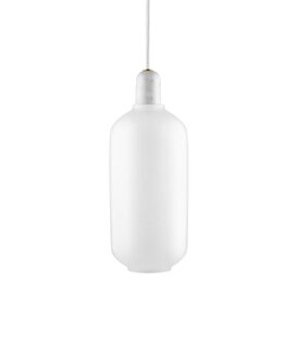 Suspension Amp Lamp Large White