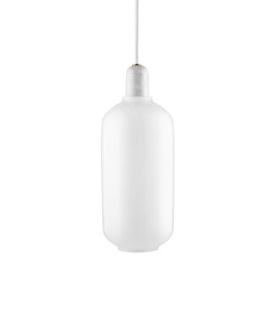Suspension Amp Lamp Large White