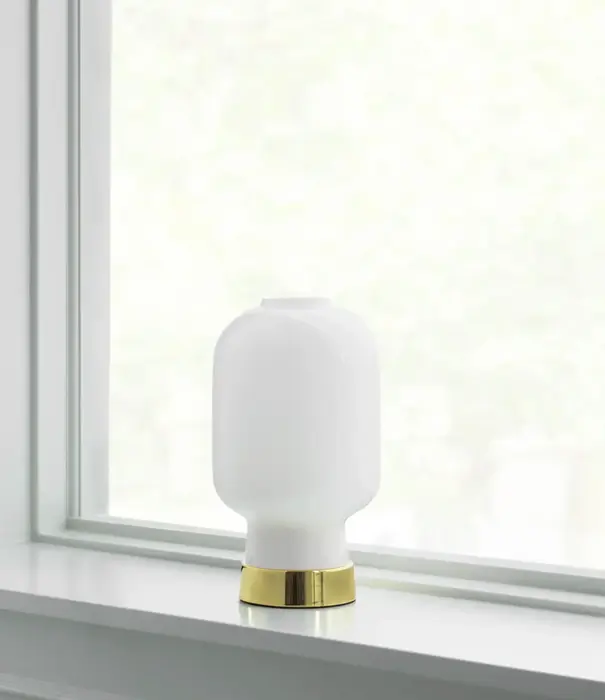 Normann Copenhagen Amp Table Lamp Brass White/Brass