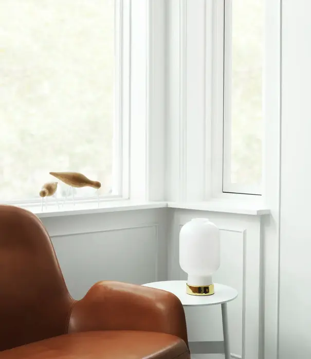 Normann Copenhagen Amp Table Lamp Brass White/Brass