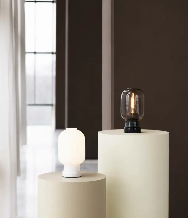 Normann Copenhagen Amp Table Lamp Smoke/ Black