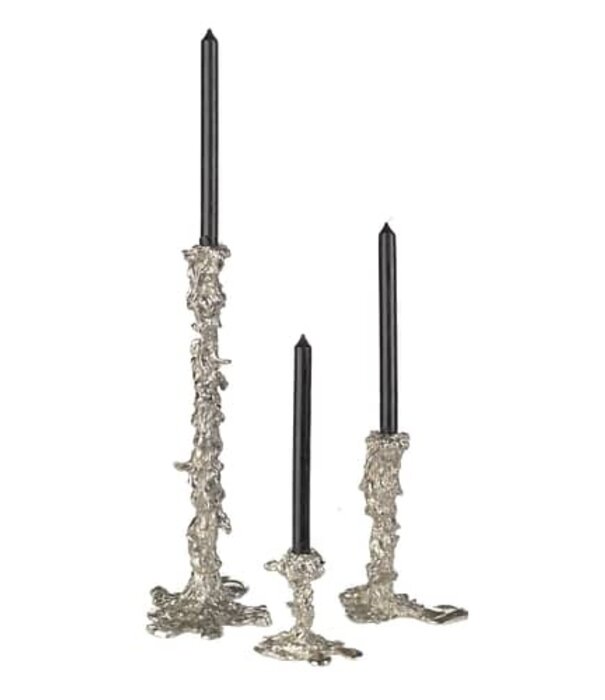 Pols Potten Drip Candle Holder L - Silver