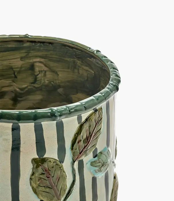 Serax Pot De Fleurs 11 Vert - Beige