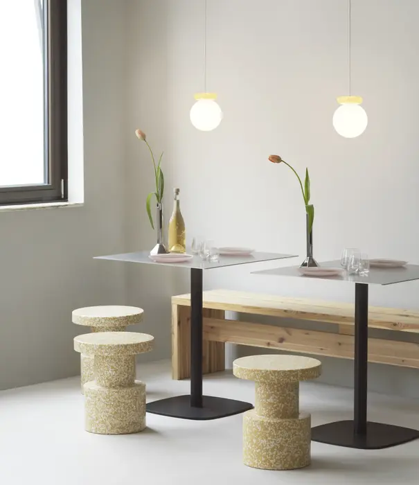 Normann Copenhagen Bit Stool Mustard