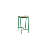 Tabouret - Taburete 8 Vert Jade / Chêne