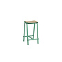Tabouret - Taburete 8 Vert Jade / Chêne
