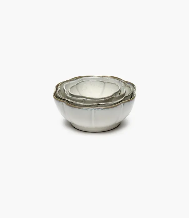Serax Bol Cotele Inku M L11xL11xH4 cm Blanc