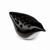 Petit Vase Oiseau Noir
