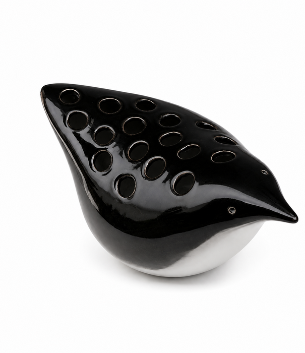 Tse & Tse associées Petit Vase Oiseau Noir
