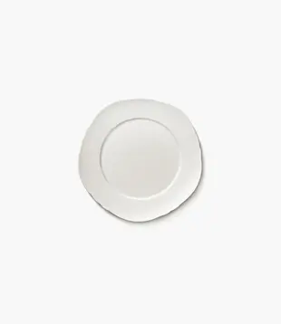 Assiette De Petit-Déjeuner S Blanche Silhouette