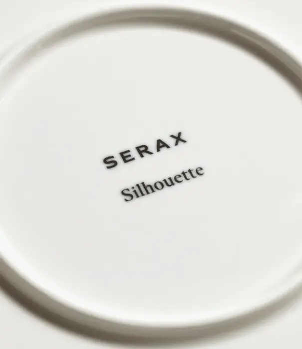Serax Assiette À Dîner Blanc Silhouette