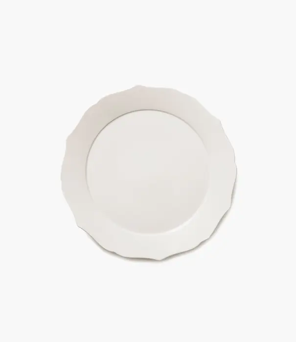 Serax Assiette À Dîner Blanc Silhouette
