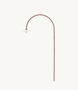 Lampe Suspendue N°2 Applique Murale Rouge