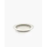 Assiette Creuse M Blanc Silhouette