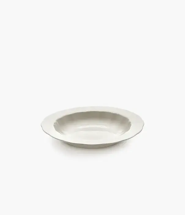 Serax Assiette Creuse M Blanc Silhouette