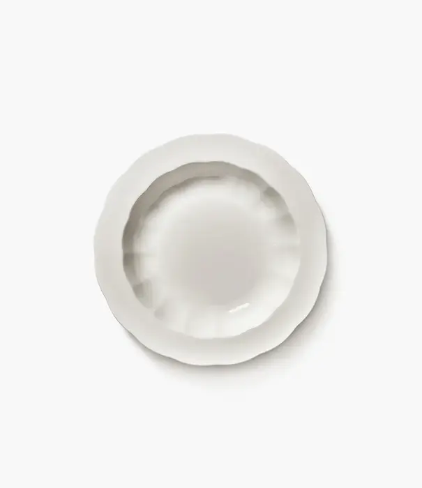 Serax Assiette Creuse M Blanc Silhouette