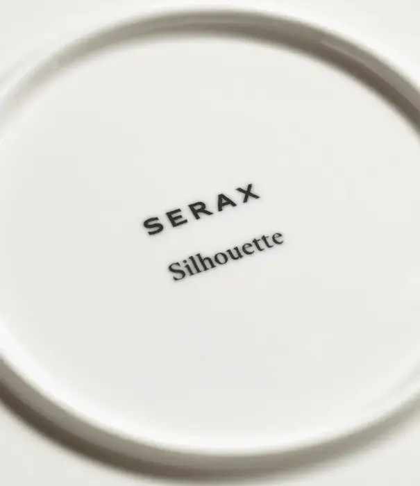 Serax Assiette Creuse M Blanc Silhouette