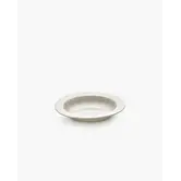 Assiette Creuse S Blanc Silhouette