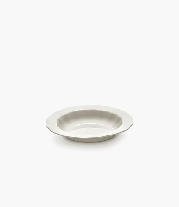 Serax Assiette Creuse S Blanc Silhouette
