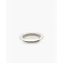 Assiette Creuse S Blanc Silhouette