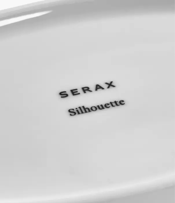 Serax Bol De Service Blanc Silhouette