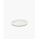 Assiette D'entrée Blanc Silhouette