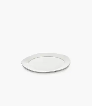 Assiette D'entrée Blanc Silhouette